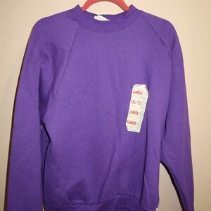 VTG 90’s blank purple sweatshirt